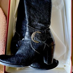Tentazione Italian leather boots size 38